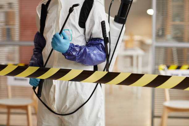 Professional Blood Cleanup technician working in Fairview, SD